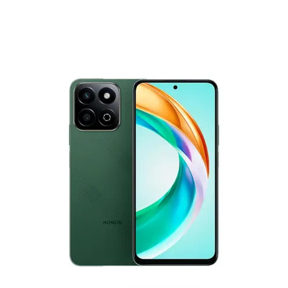 Smartphone HONOR X6B 5G Verde 256GB, 4+4GB RAM Turbo, Tela de 6.6", Snapdragon 4ª geração e Câmera Traseira Dupla de até 50MP