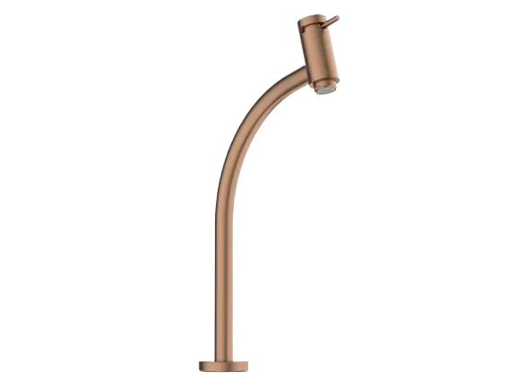 TORNEIRA P/ LAVAT DE MESA BICA ALTA BASIC ROSE GOLDE MATTE ROCA