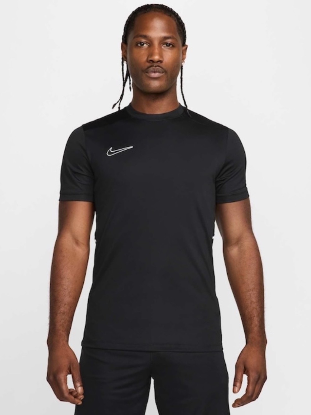 Camiseta Nike Academy Dri-FIT Football Top Black White — P / M / G / XG, Novo