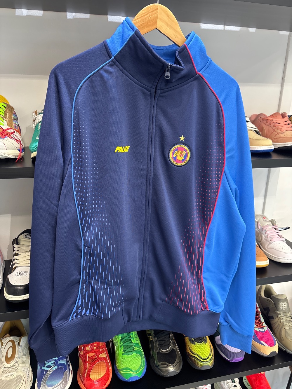 Jaqueta Palace Pro Team Polyknit Funnel Navy — G, Novo