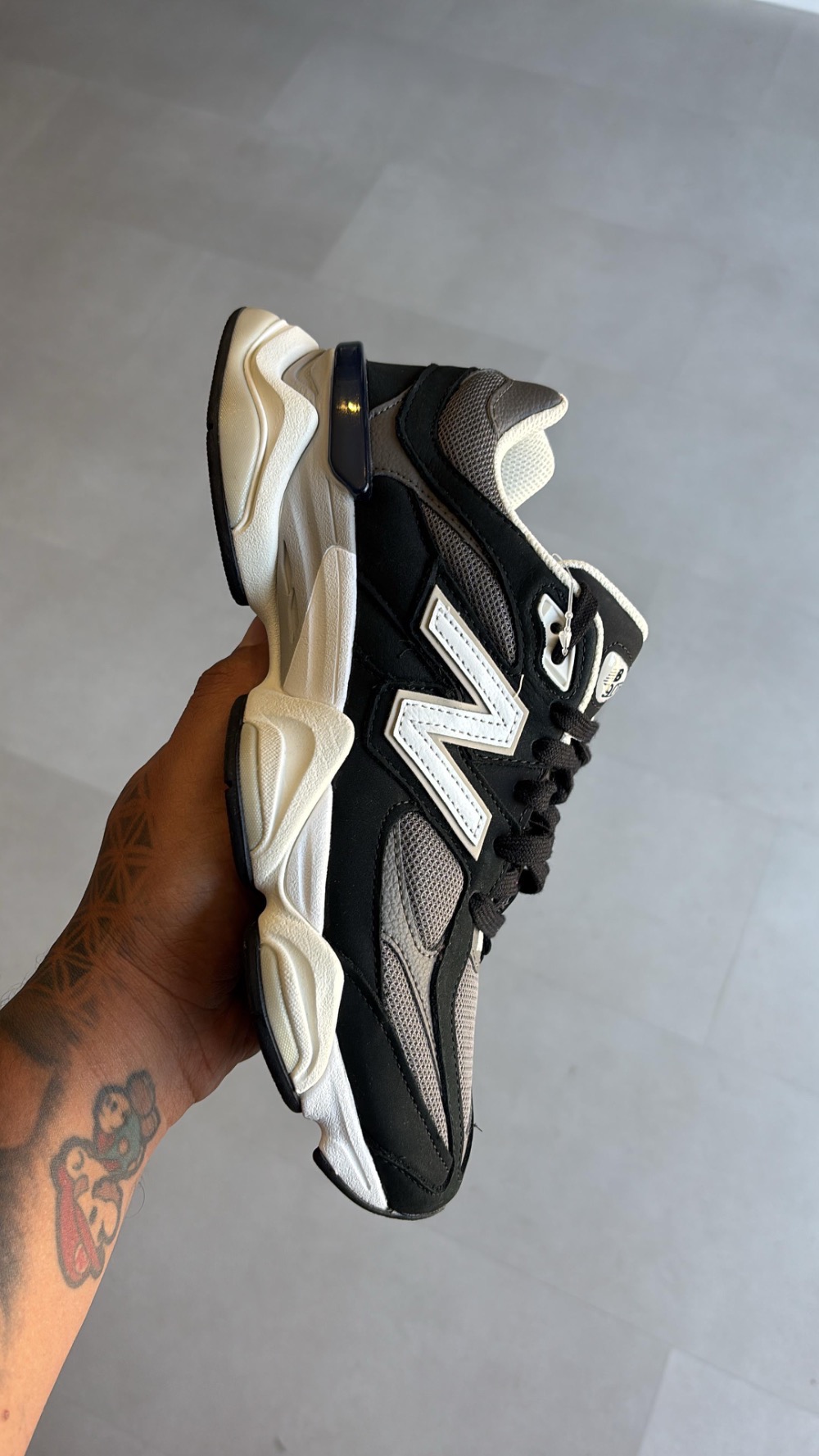 New Balance 9060 Black Tornado — 39 / 41 / 42 / 43 / 44, Novo