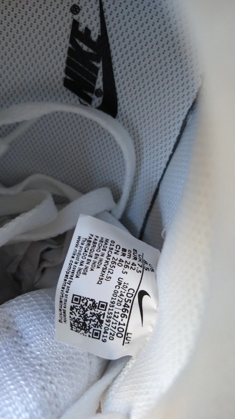 Foto 4 de Nike Court Vision Mid White — 39, Novo