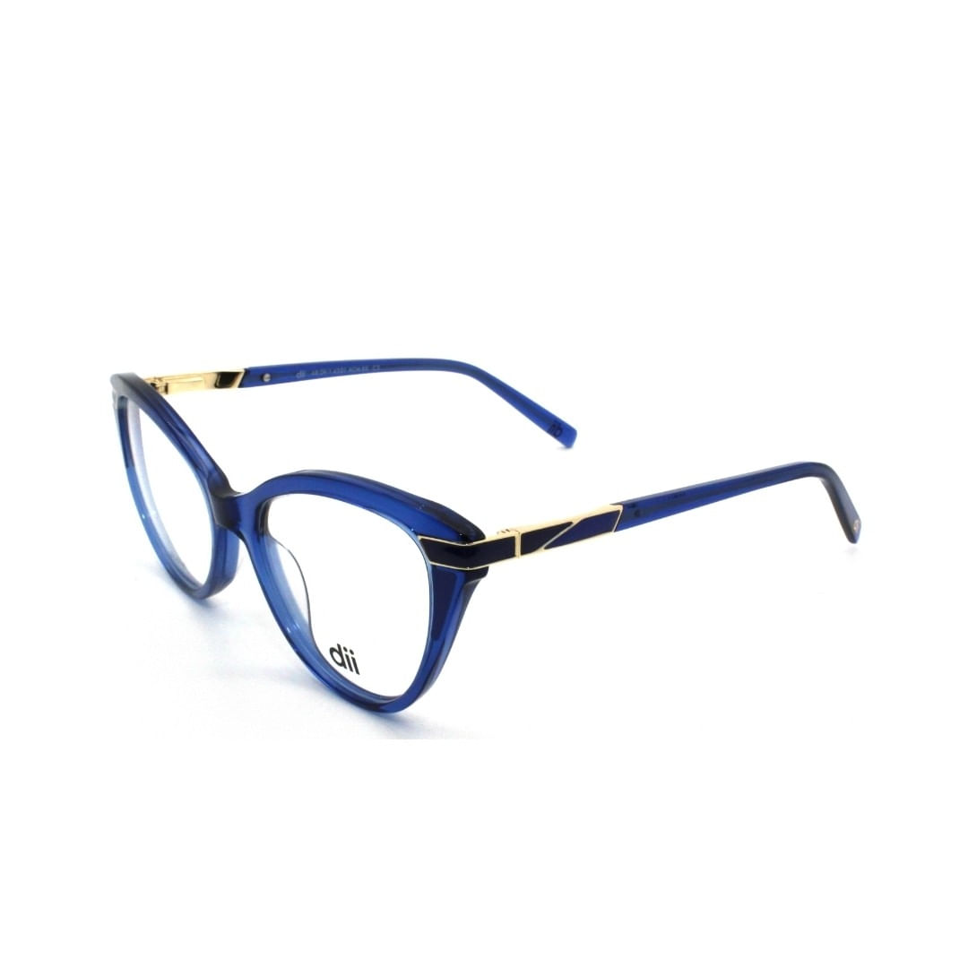 Armação para Óculos de Grau Feminino Dii Collection 3 4321 Azul Armação para Óculos de Grau Feminino Dii Collection 3 4321 A