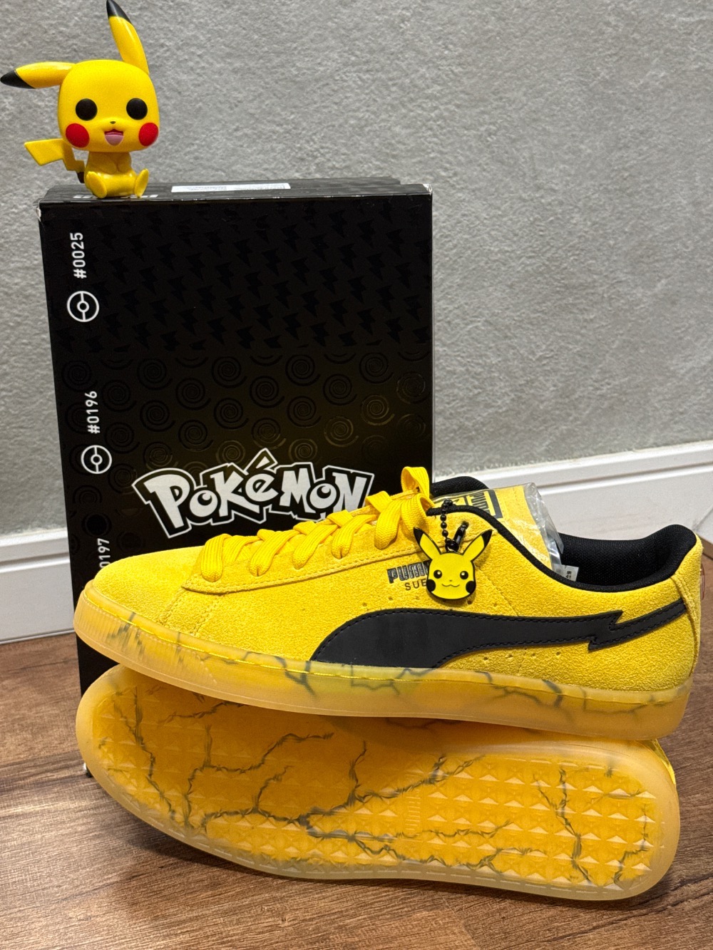 Pokémon x Puma Suede Pikachu Yellow — 41, Novo