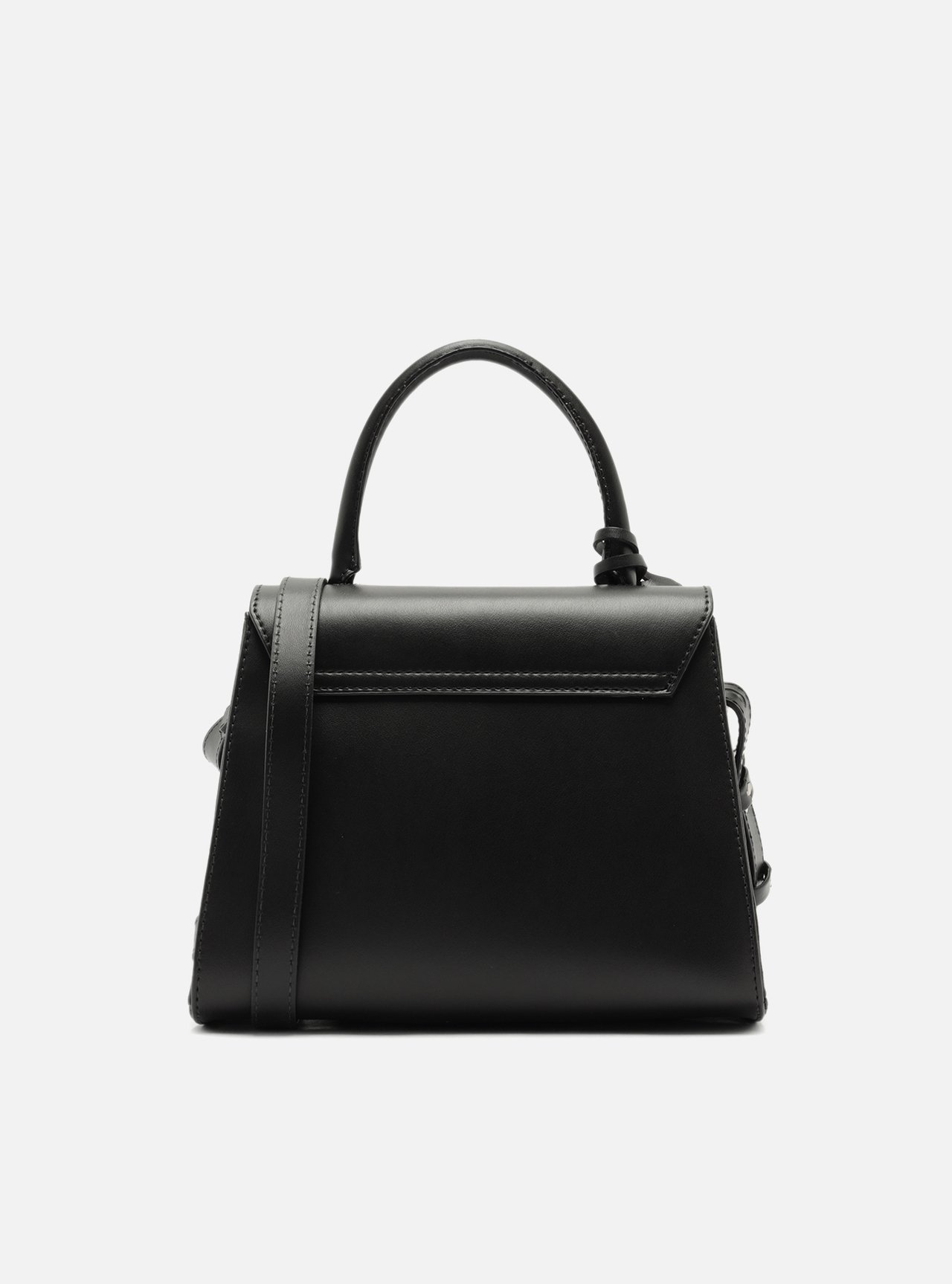 Foto 3 de Bolsa Tote Preta Iara Média Translúcida