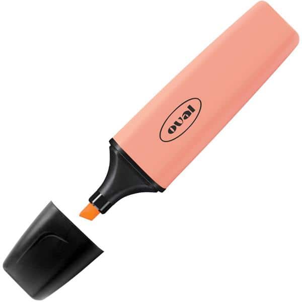 Marca Texto, Pêssego pastel, Oval - UN 1 UN