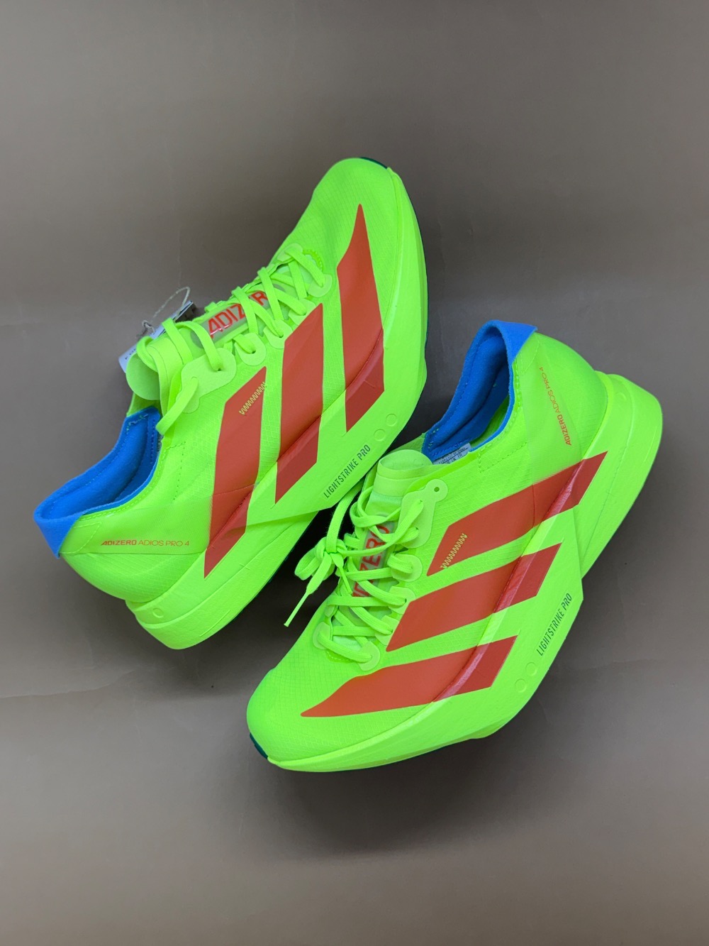 adidas Adizero Adios Pro 4 Lucid Lemon Semi Impact Orange Cloud White — 39, Novo