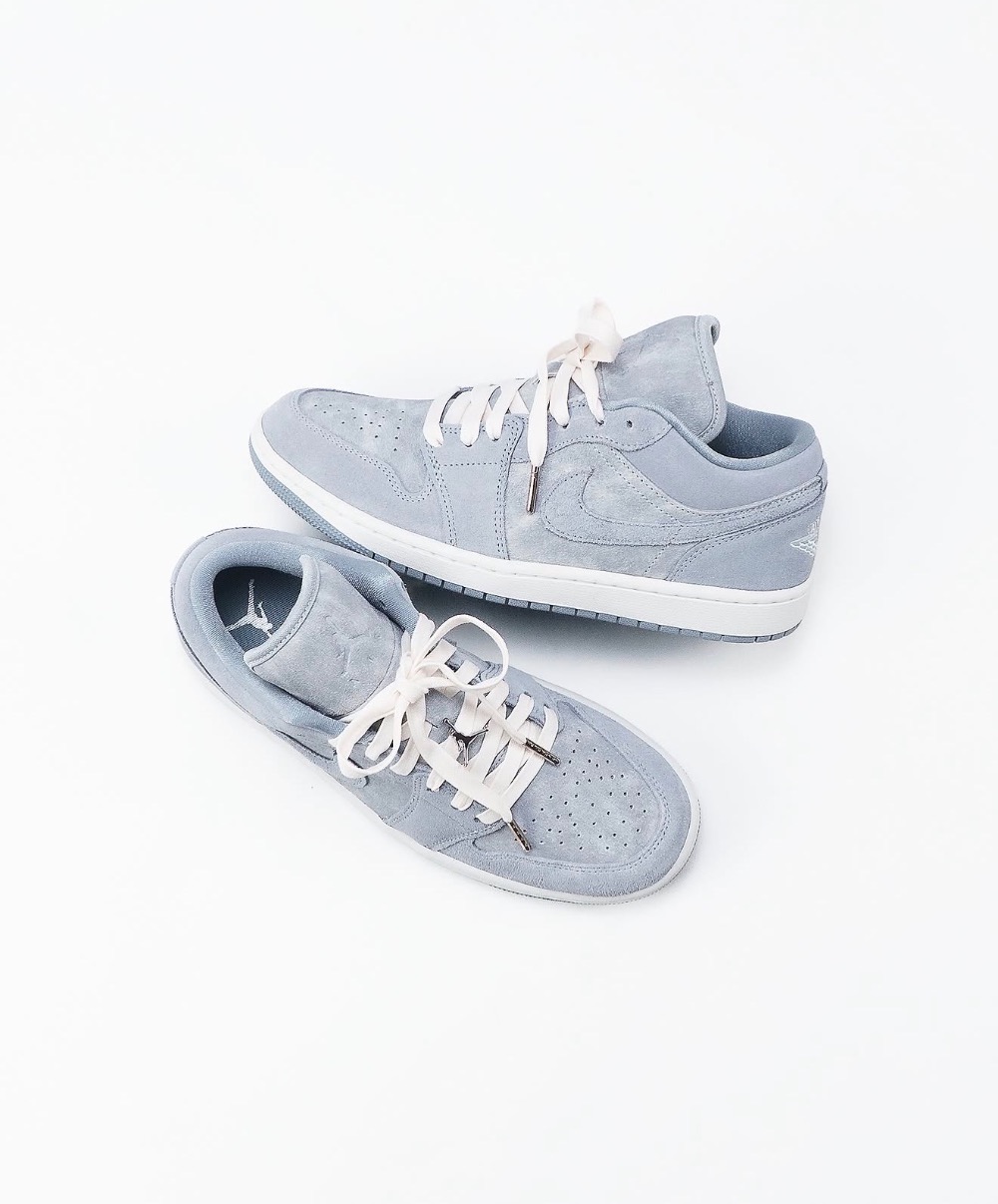 Nike Air Jordan 1 Low SE Obsidian Mist Wolf Grey — 38, Novo