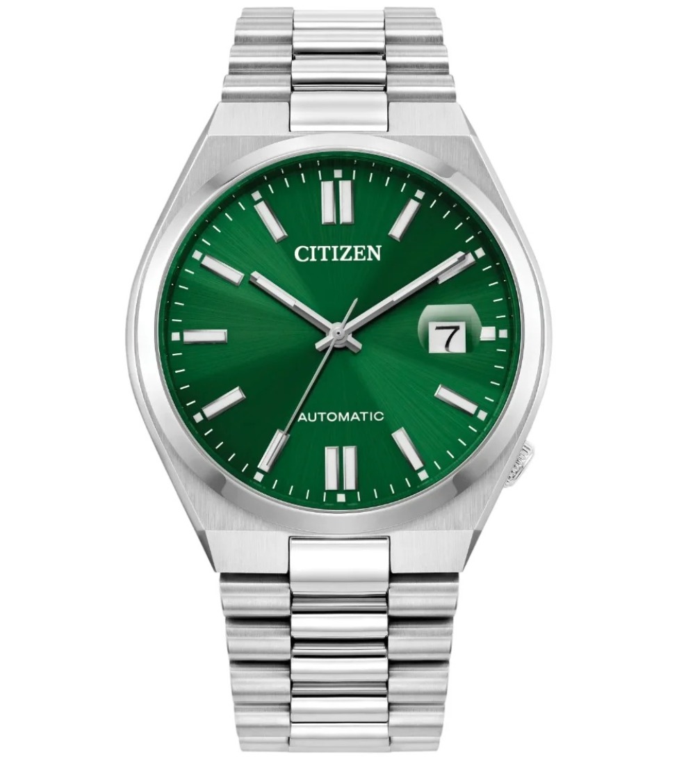 Relógio Citizen Tsuyosa Automatic Sapphire Green 40 mm — Único, Novo