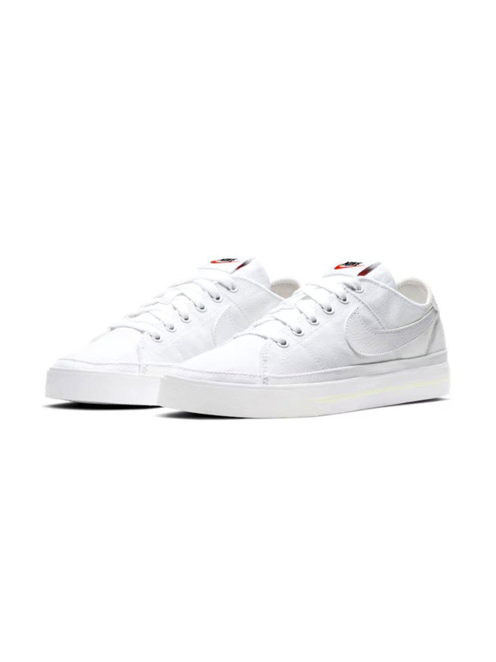 Nike Court Legacy Canvas Triple White — 35, Novo
