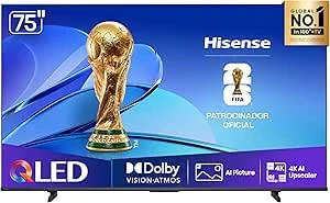 Hisense Smart Tv Uhd 4k Hi-qled 75" Polegadas 75q6qv Com Hdr10+, Dolby Atmos, Sports Mode, Game Mode Plus E Compatível Com Alexa