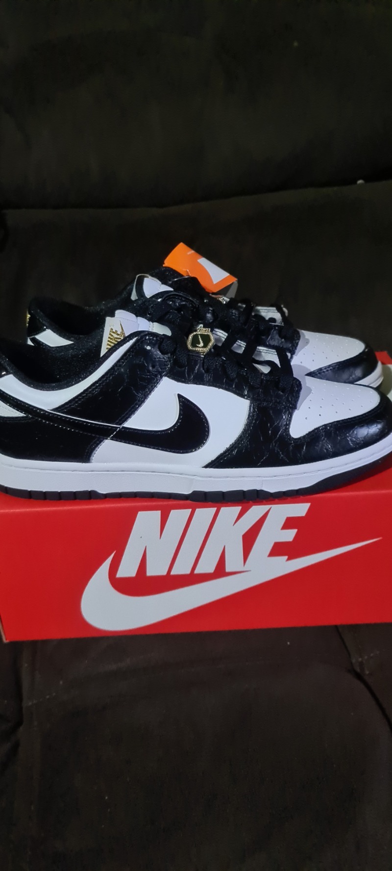 Foto 3 de Nike Dunk Low Black World Champ — 44, Novo