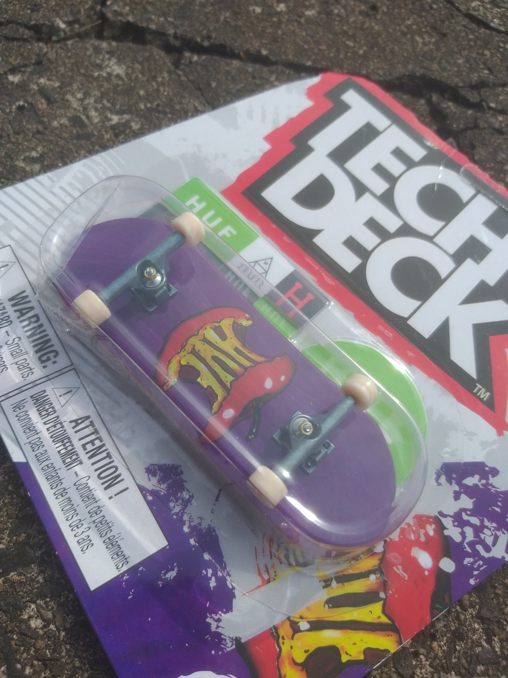 HUF x Tech Deck Skate de Dedo Core Apple Purple — Único, Novo