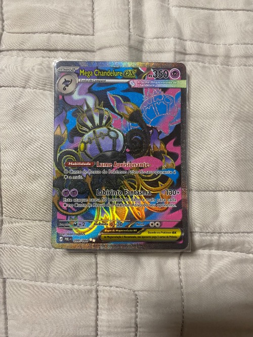 Mega Chandelure ex (99/84) Escuridão Absoluta Pokémon TCG — Near Mint, Novo