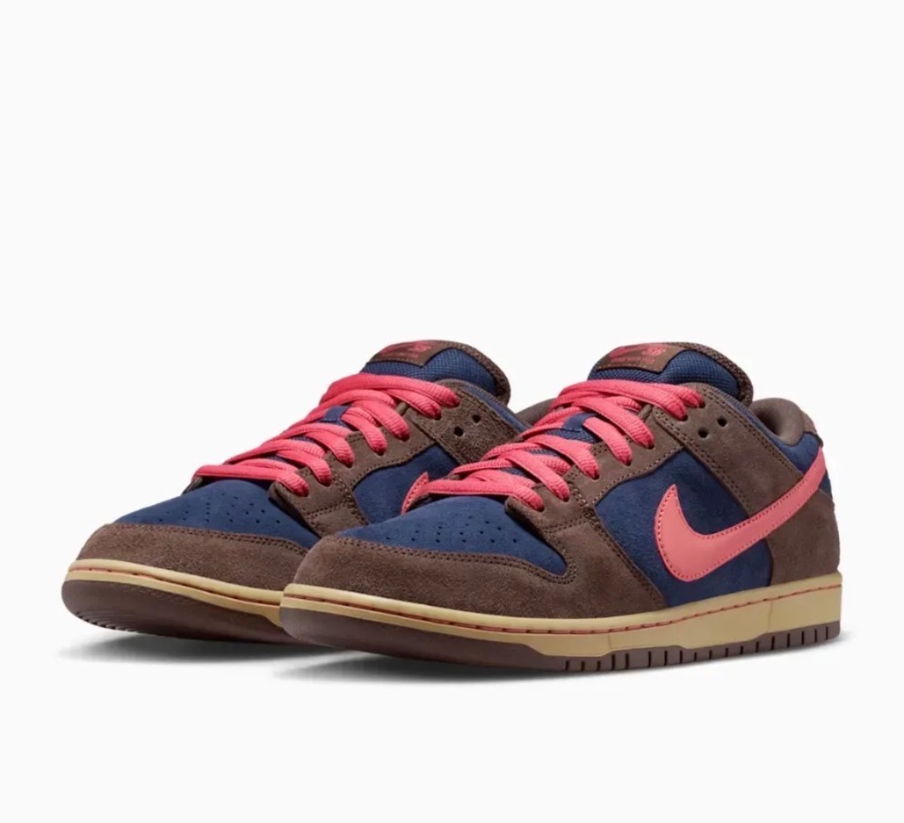 Nike SB Dunk Low Baroque Brown Midnight Navy — 42, Novo