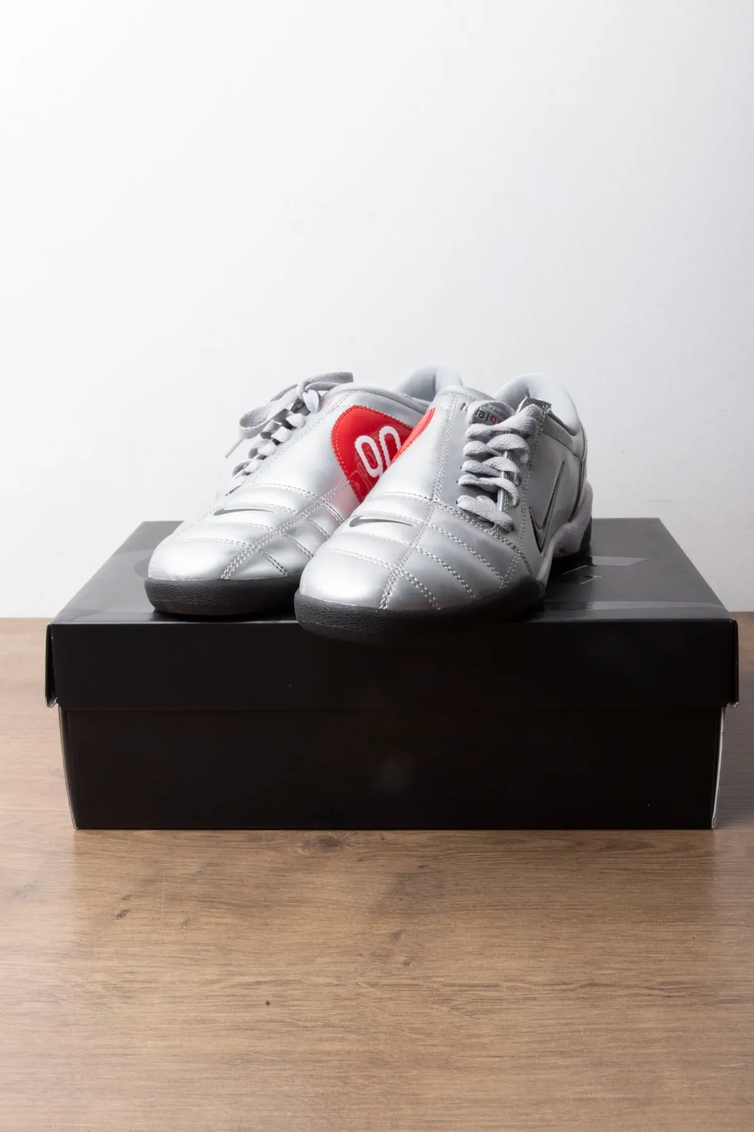 Nike Total 90 Metallic Silver Black — 39.5, Novo