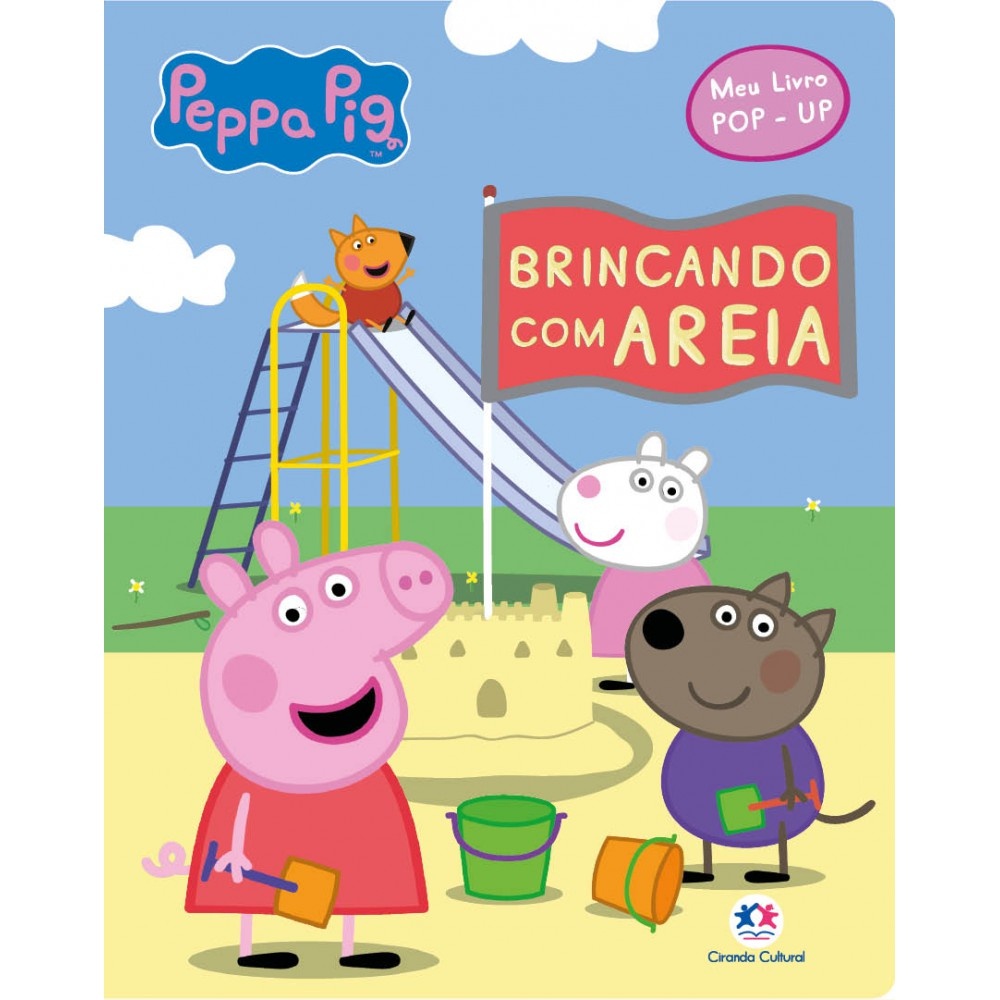 Livro - Peppa Pig - Brincando com areia