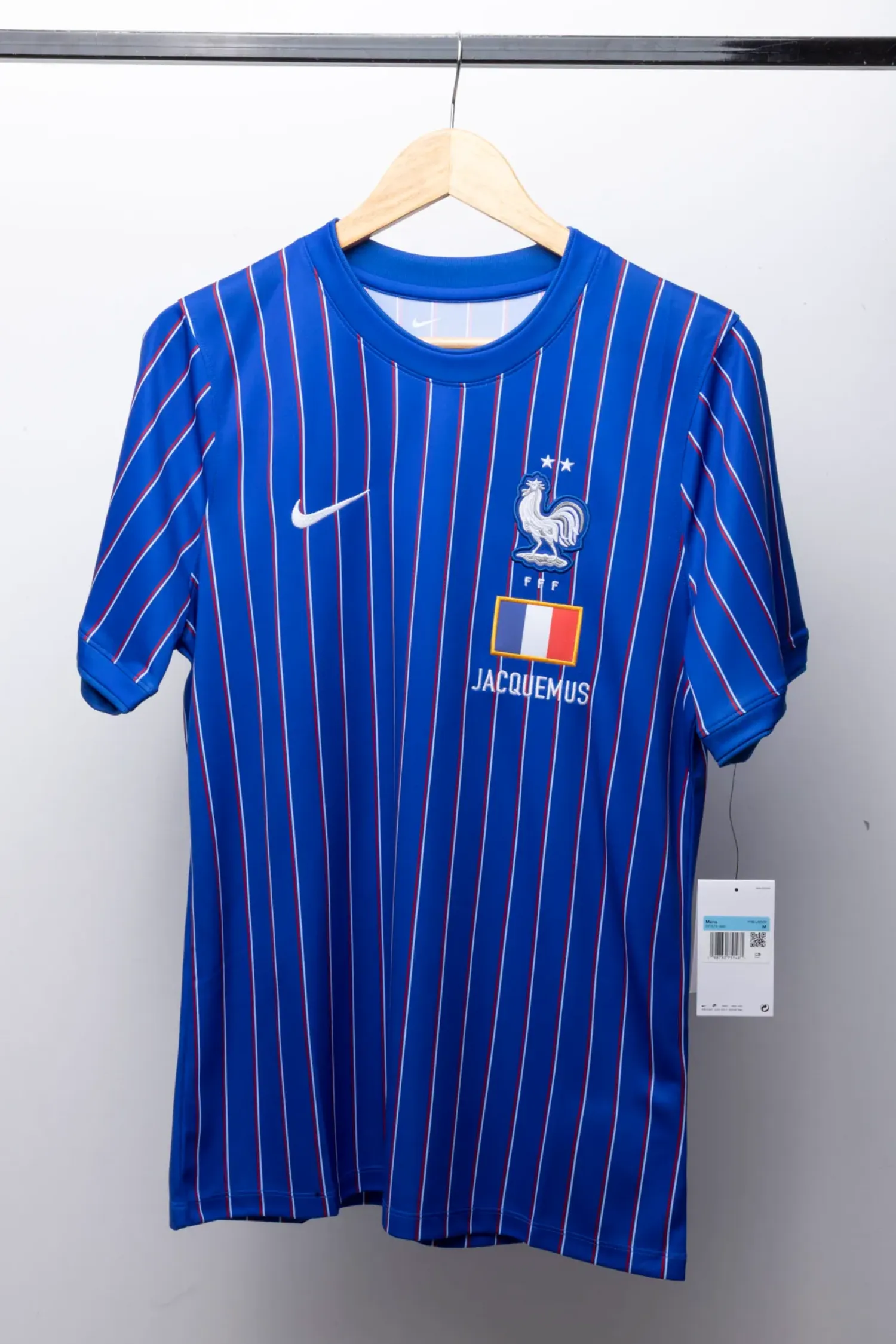 France x Jacquemus x Nike Camiseta Dri-FIT Blue — M, Novo