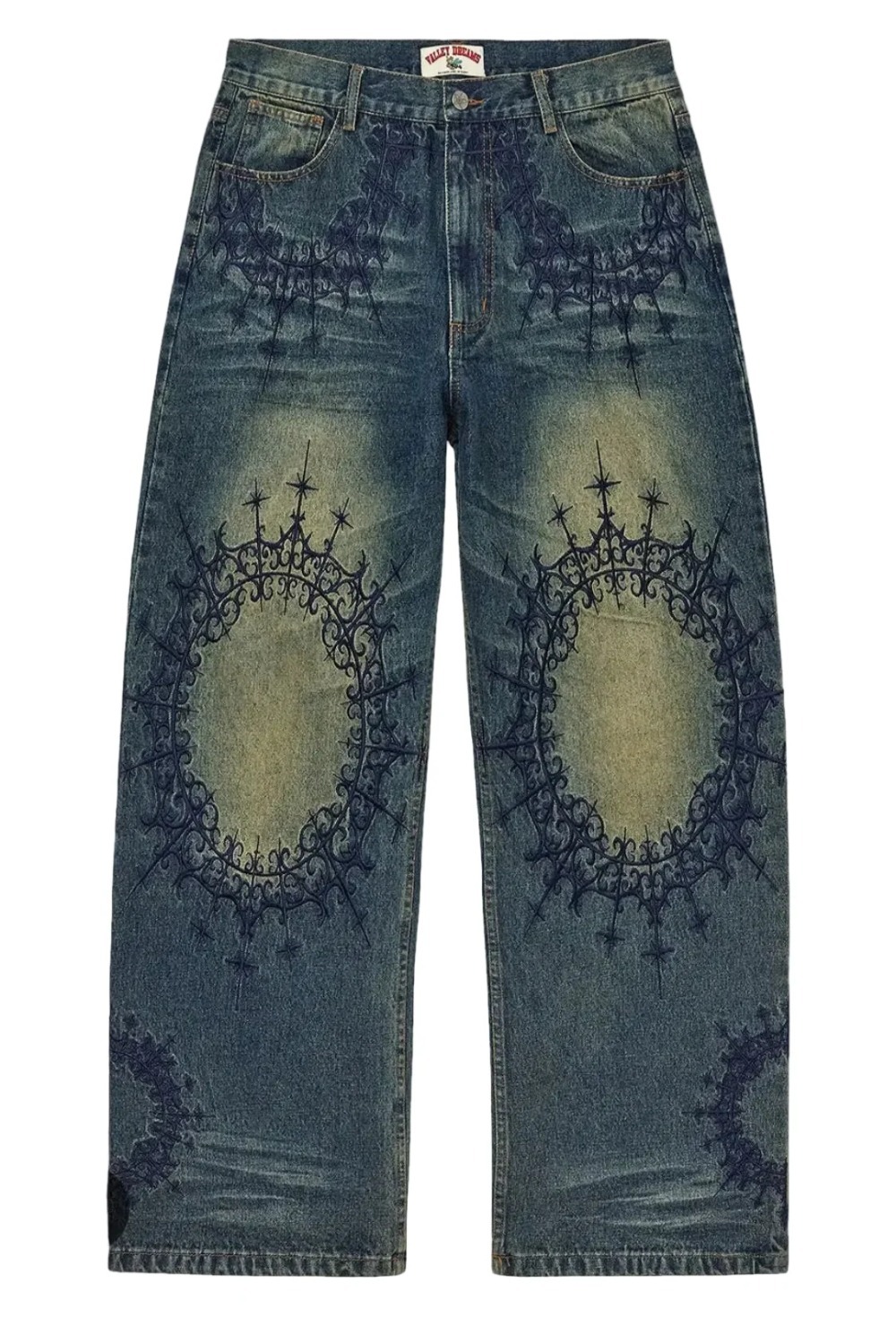 Calça Vale Lives Forever Celestial Denim Midwash — 40, Novo