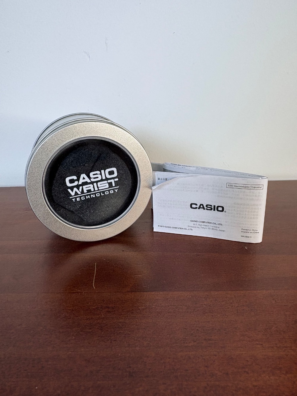 Relógio Casio Leather LTP-V007L-7B2 — Único, Novo