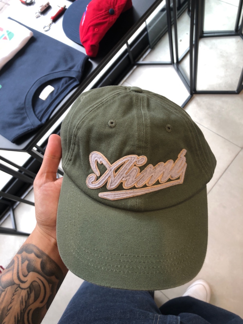 Boné Aimé Leon Dore Cycling Logo Shadow — Único, Novo