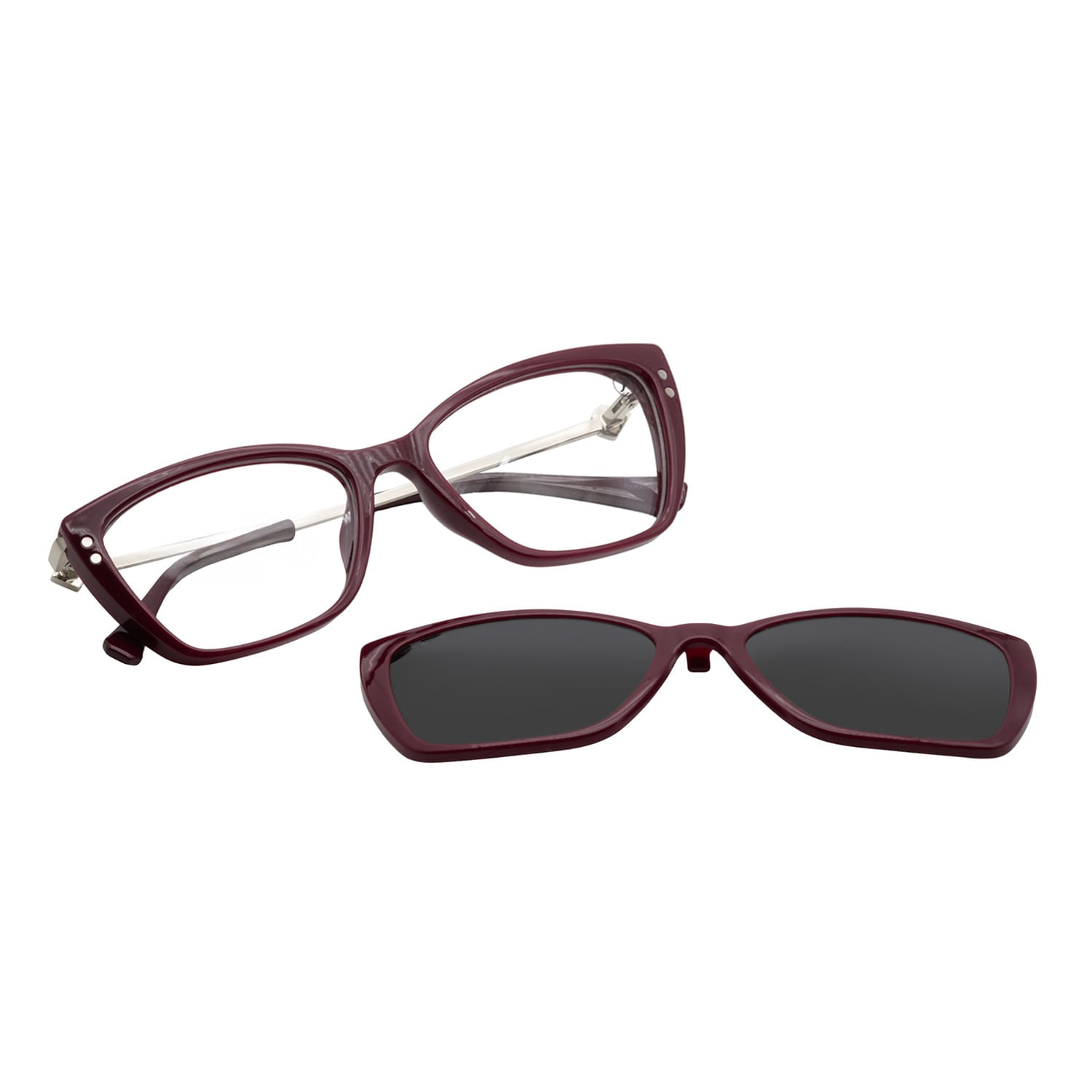 Armação Para Óculos de Grau Feminino Marilyn Monroe Multi Vermelho ML.IJ.0086.0116 M