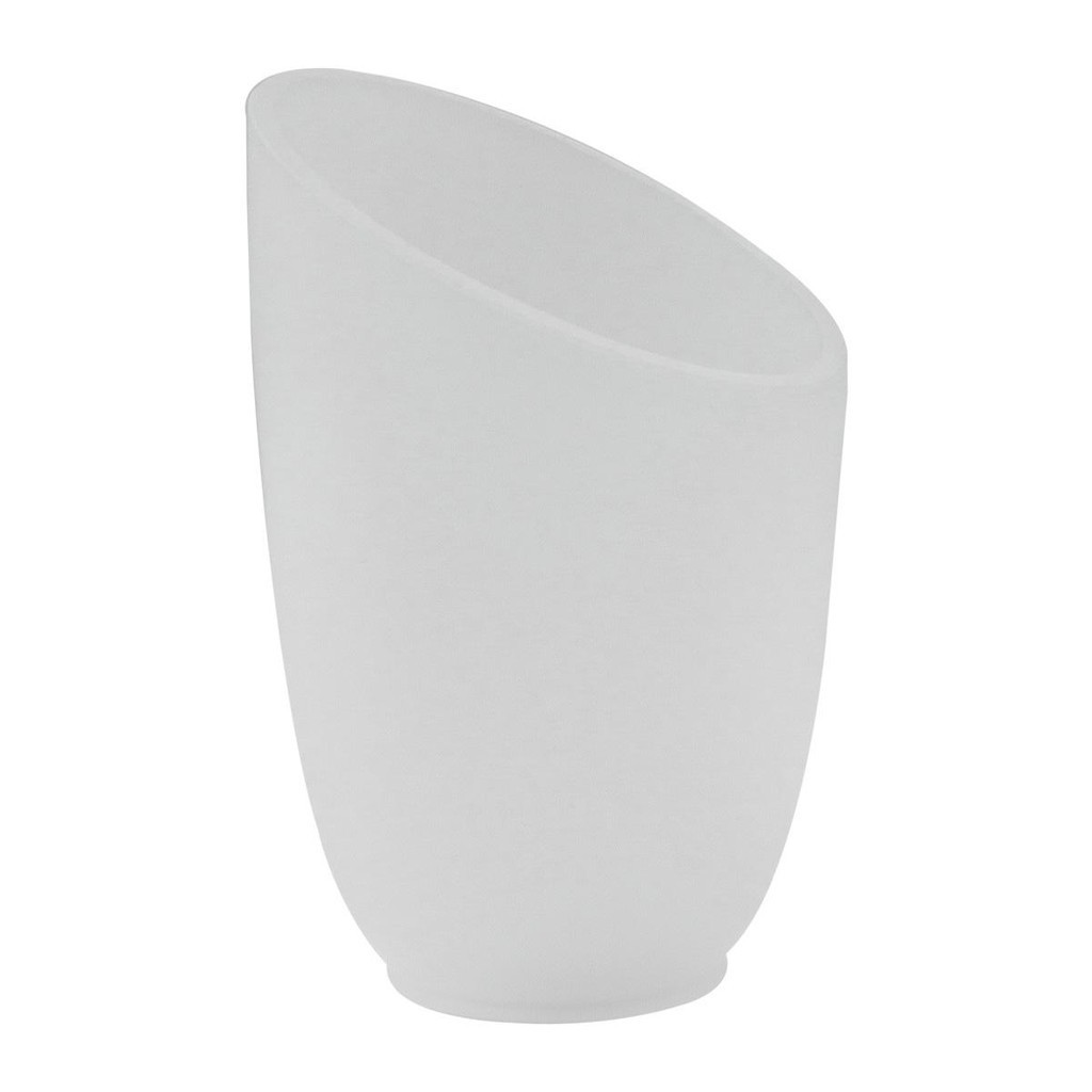 Vidro Tulipa Pisa Pata de Vaca Fosca Bocal 5cm