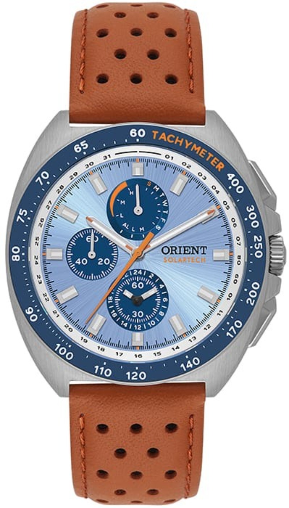 Relógio Orient Solartech Elite Land Sky Blue 42 mm — Único, Novo