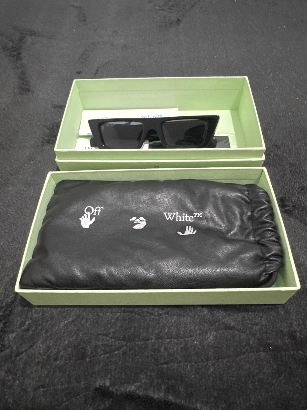 Óculos Off-White Savannah Sunglasses Black — Único, Novo