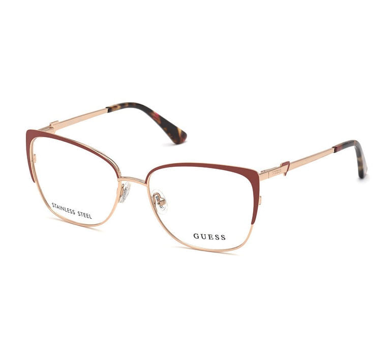 Armação de Óculos de Grau Guess, modelo GU2814, cor 070, tamanho 57