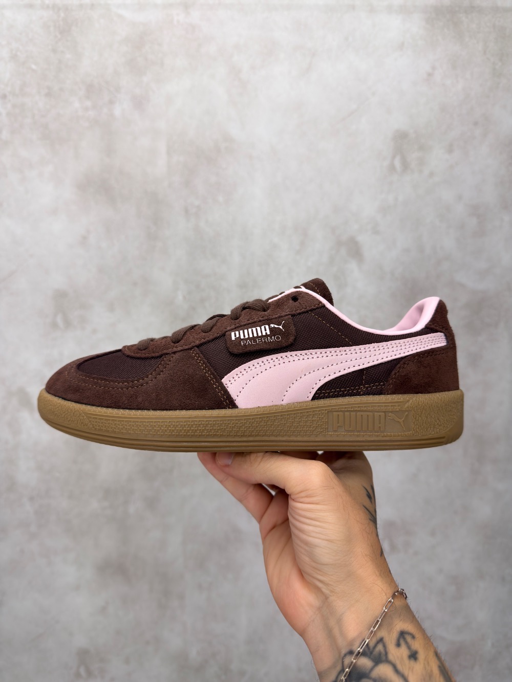 Puma Palermo Vintage Update Chocolate Brown Gum — 35 / 36 / 37 / 38, Novo