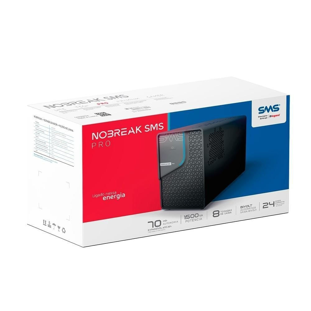 Foto 4 de NOBREAK SMS PRO | 1500BI/BI 29401
