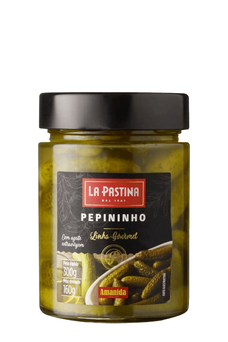 Pepininho Em Azeite Extravirgem 300G La Pastina