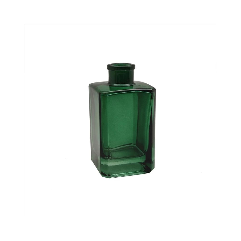VASO DECOR VIDRO VERDE 11X5.8X5.8CM - BTC