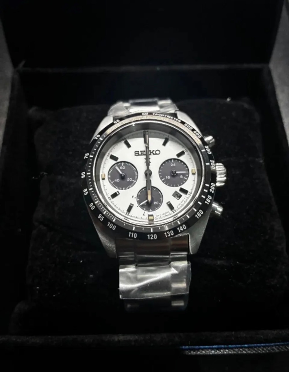 Relógio Seiko Prospex SpeedTimer White Grey — Único, Novo
