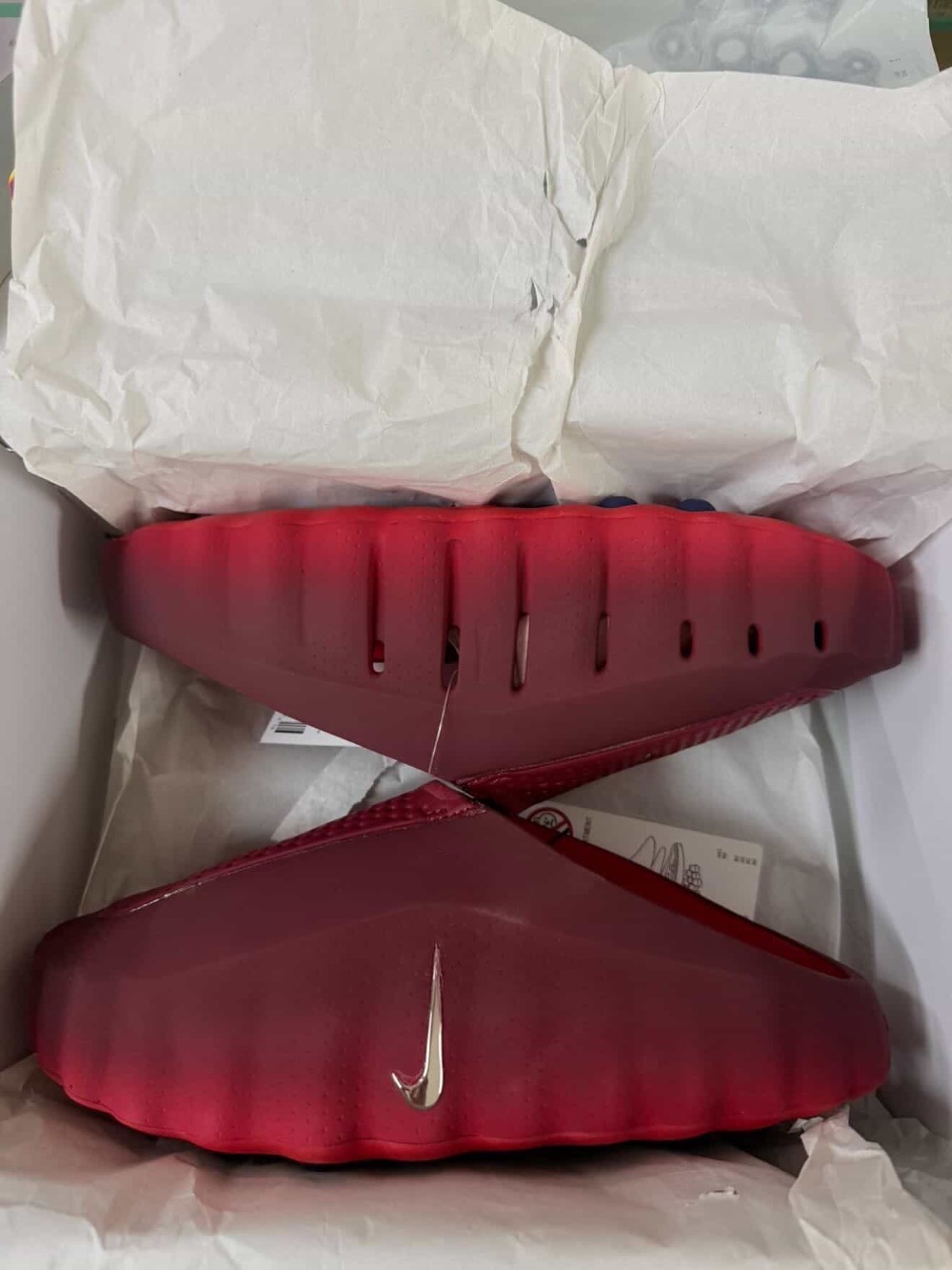 Nike Mind 001 Slide Team Red University Red — 40.5, Novo
