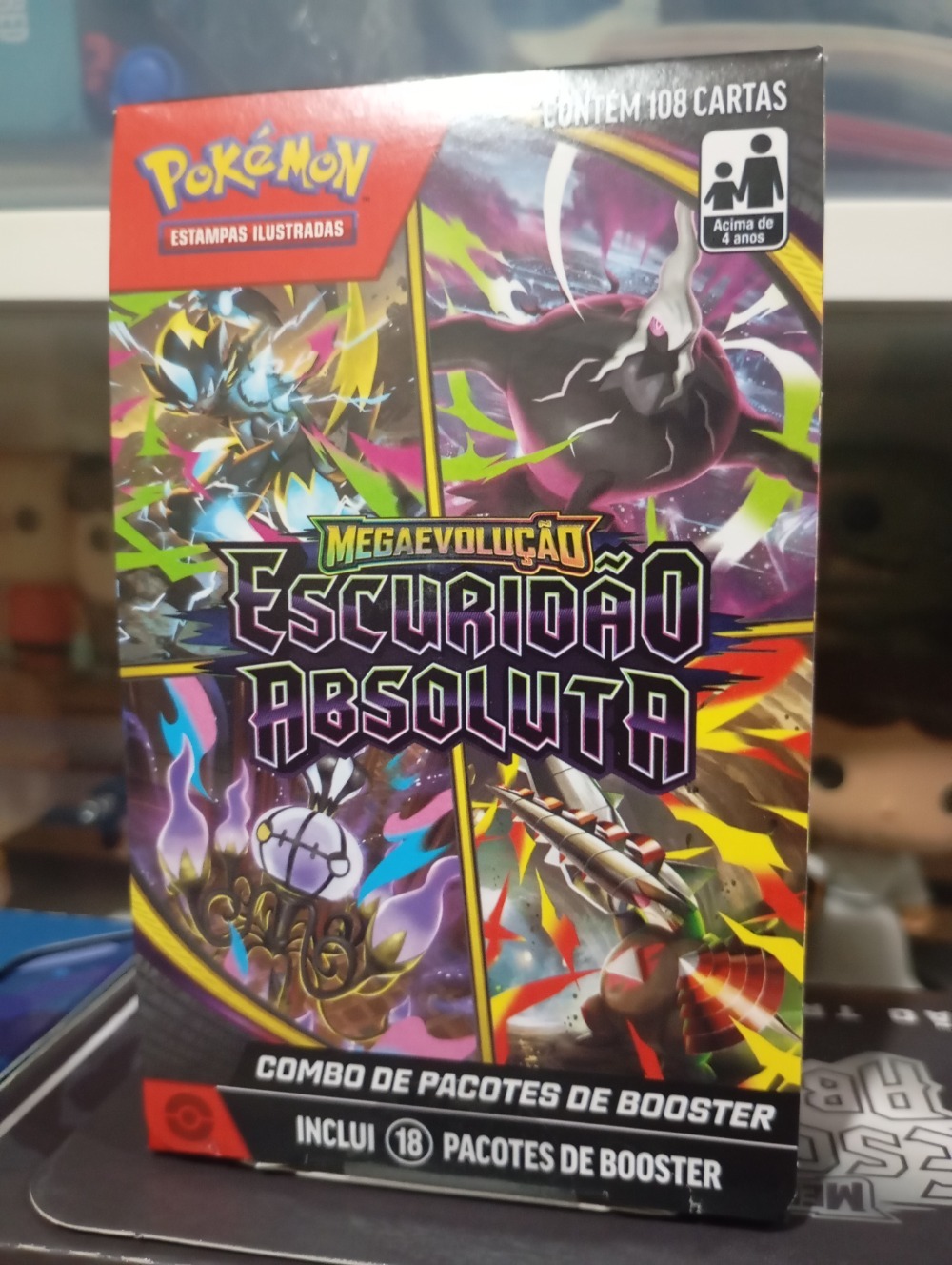 Combo de Pacotes ME05 Escuridão Absoluta Pokémon TCG PT-BR — Único, Novo