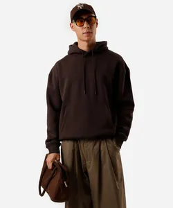Foto 2 de Blusão Moletom Masculino Oversized Marrom