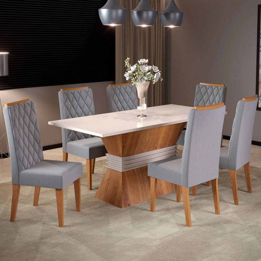 Mesa de Jantar 6 Lugares Las Vegas
