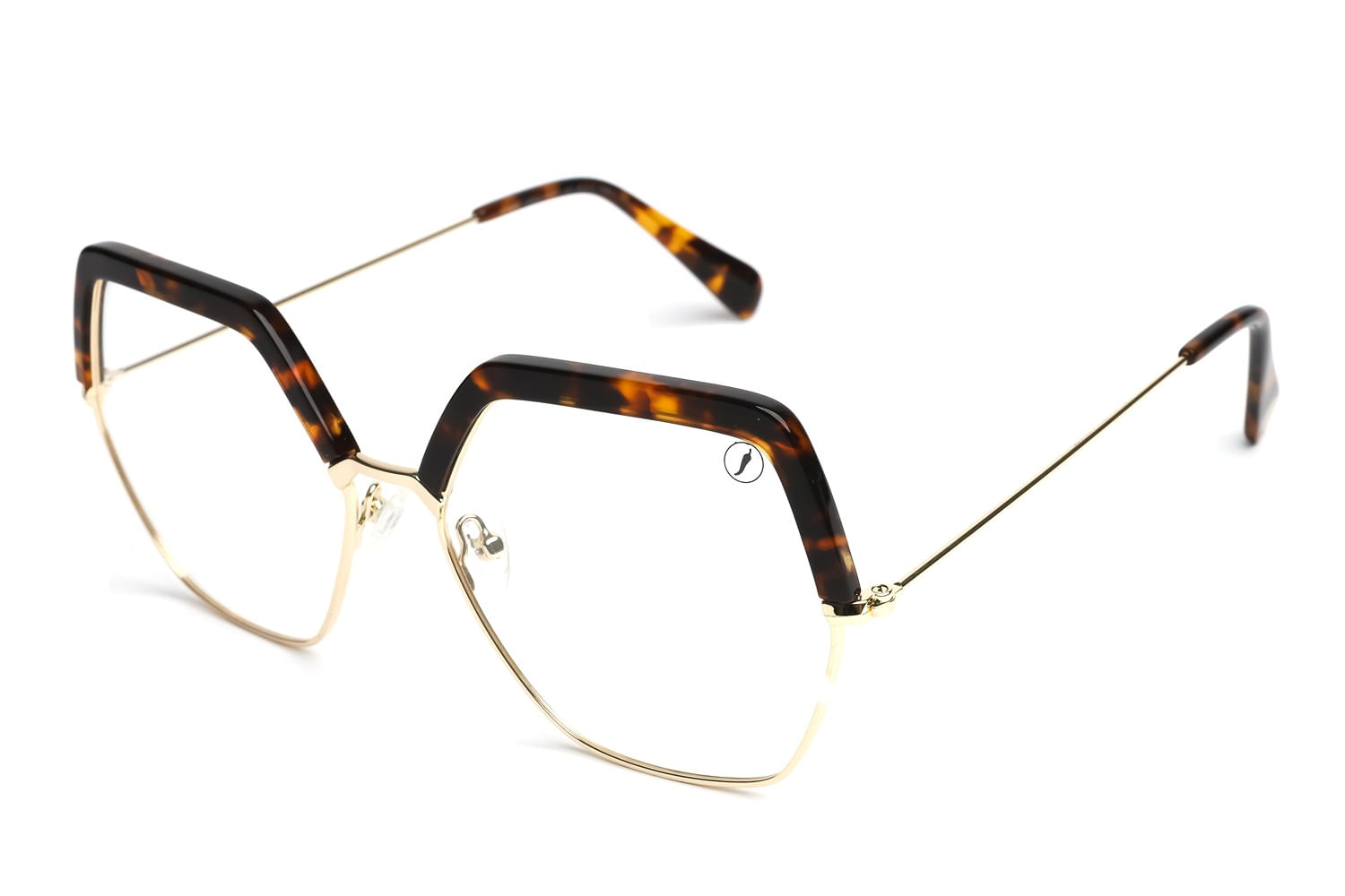 Armação Para Óculos de Grau Feminino Chilli Beans Quadrado Dourado LV.MT.0864.2121 M