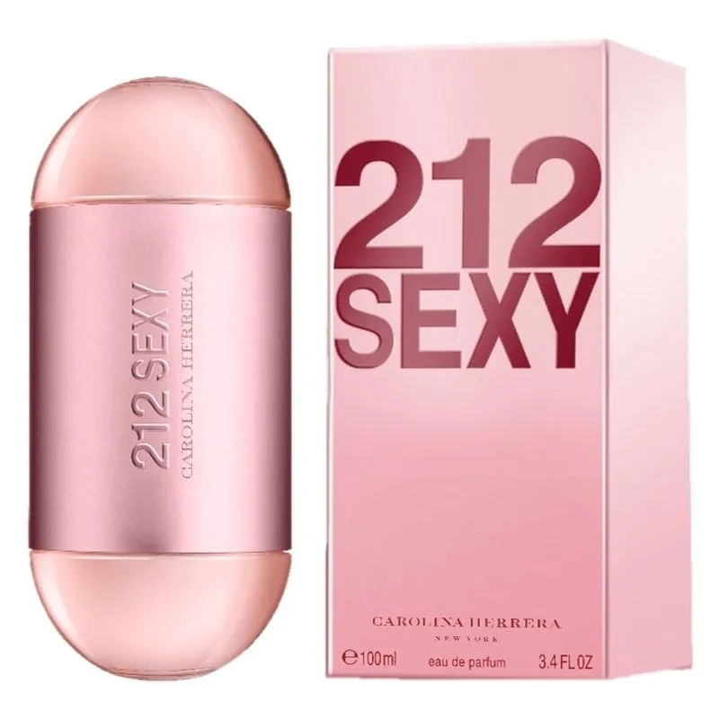 212 Sexy Carolina Herrera Feminino Eau De Parfum 100Ml