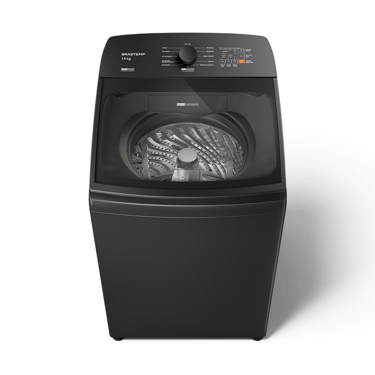 Máquina de Lavar Brastemp 14kg Smart Sensor Ciclo Tira Manchas Advanced Cinza Platinum Bwj14a9 PLATINUM / 220