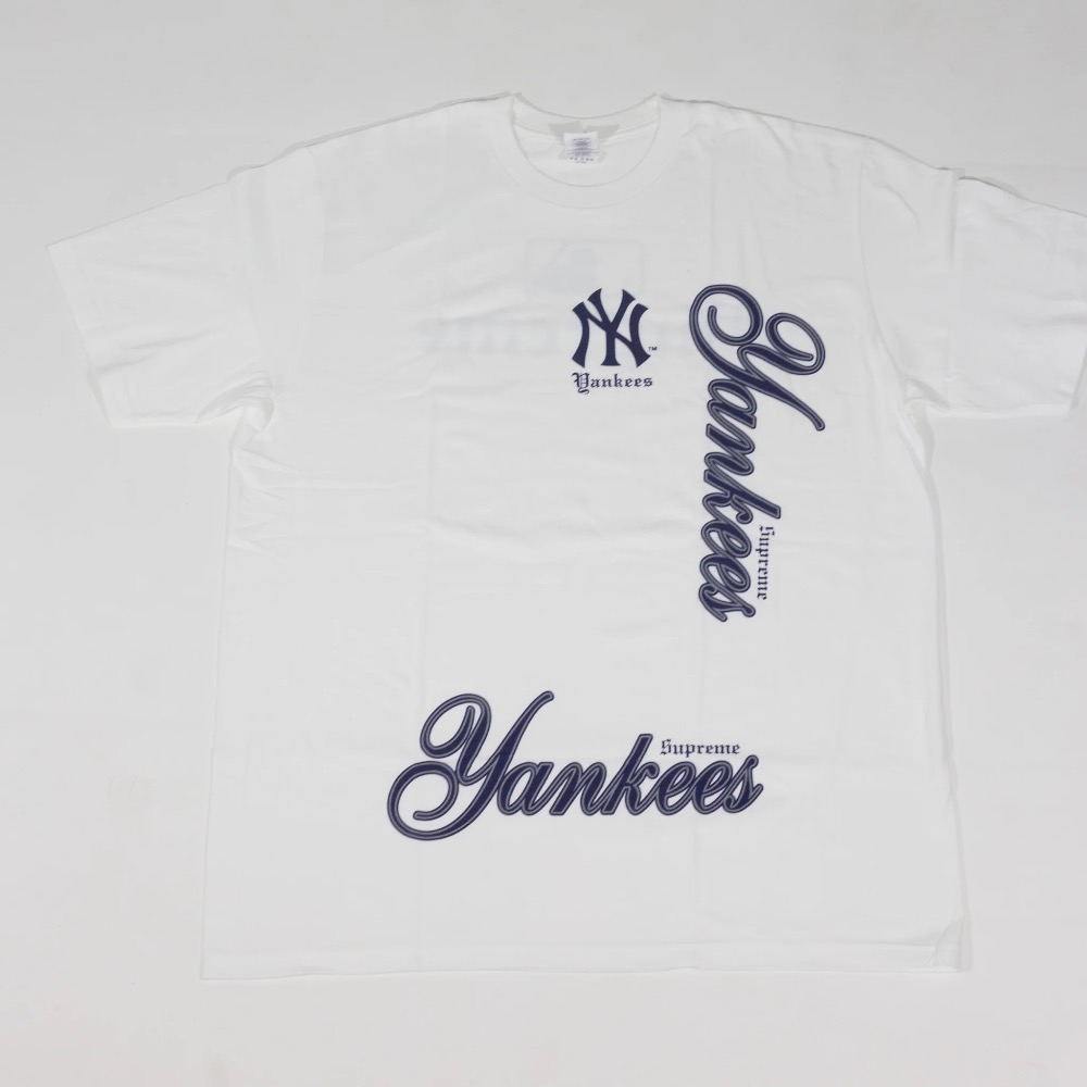 Camiseta Supreme MLB Teams NY White FW25-W17 — XG, Novo