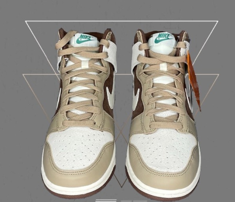 Foto 4 de Nike Dunk High Light Chocolate — 40, Novo