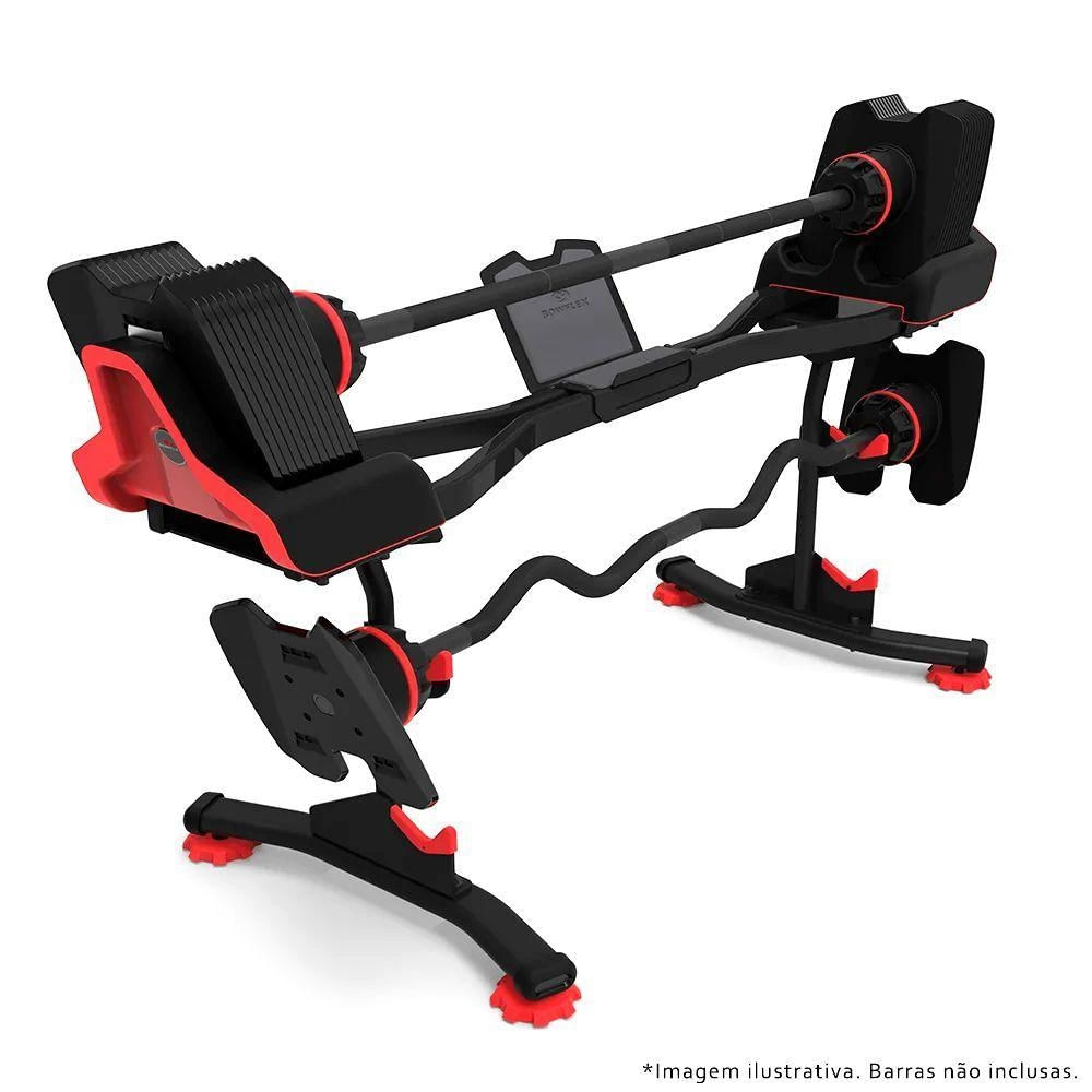 Foto 4 de Estante de Suporte para Barra Regulável Selecttech 2080 em Aço Bowflex