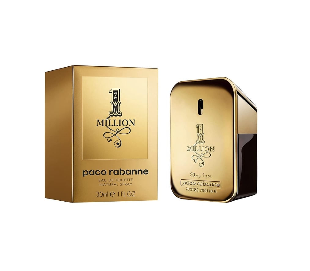 1 Million Rabanne Masculino Eau de Toilette 30Ml