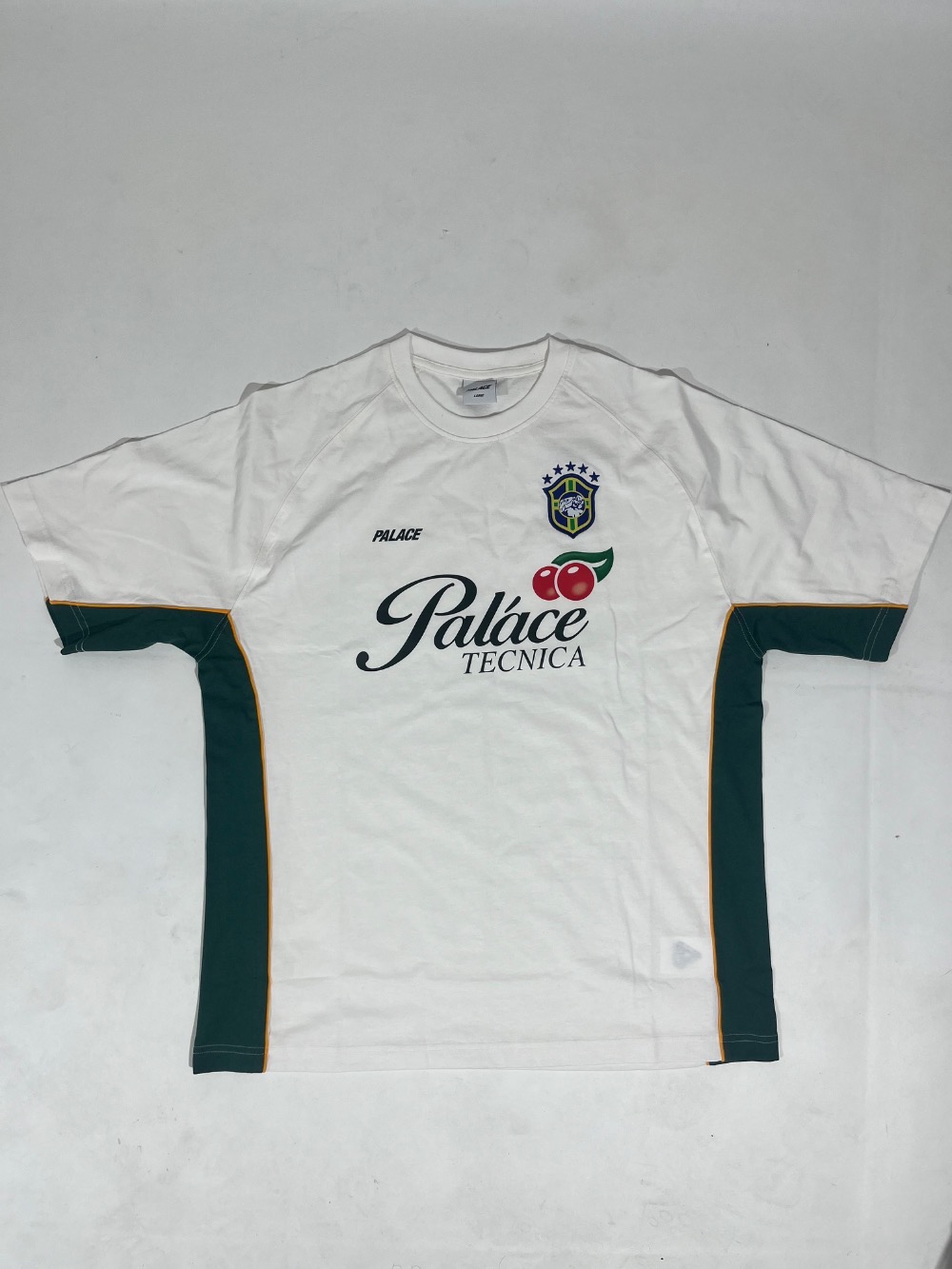 Camiseta Palace Copa America Racey White — G, Novo
