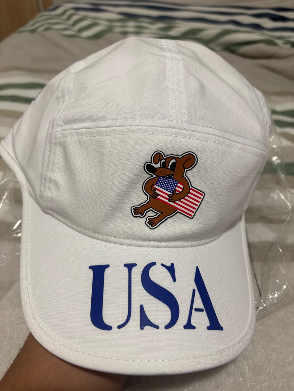 USA x V.A.A. x Nike Boné Fly White — G / GG, Novo