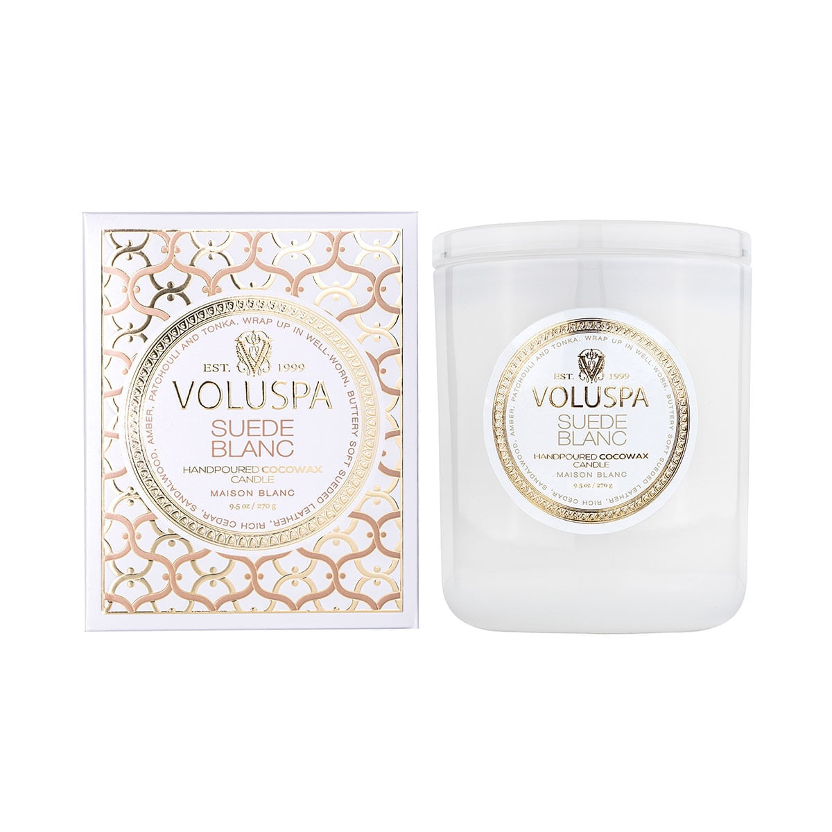 Vela Copo Gardenia Colonia 60 Horas Voluspa
