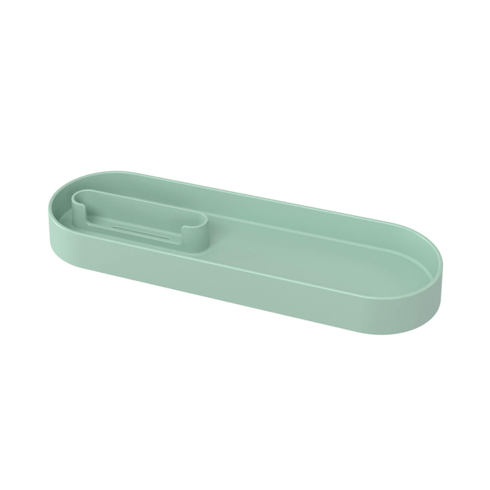 Bandeja Com Porta Celular Serene Verde Jade - Coza
